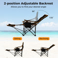 Load image into Gallery viewer, Folding Camping Chair with Footrest - BagNook
