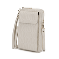 Load image into Gallery viewer, (beige)Caddy Vegan Leather Phone Wallet Crossbody by Mia k - BagNook
