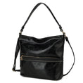 Load image into Gallery viewer, (black)Sierra Hobo Handbag Vegan Leather by Mia K - BagNook
