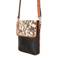 Load image into Gallery viewer, Cavalier Crossbody w/ Top Closure - Hairon - Upcycled Leather - BagNook
