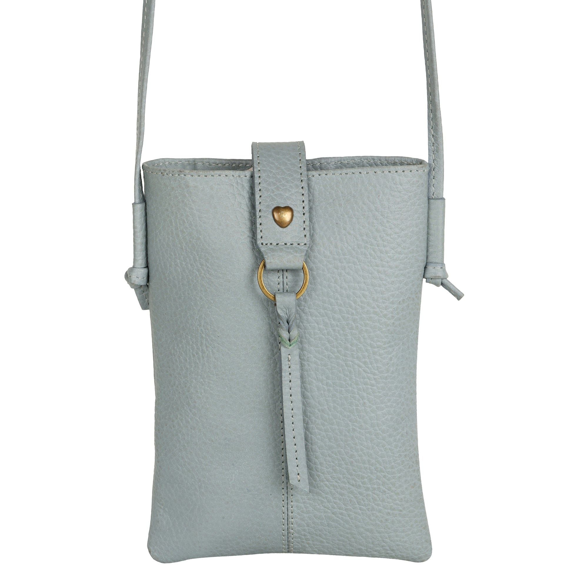 Jennie Small Crossbody w/Slim Strap - Cool Grey - BagNook