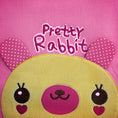Load image into Gallery viewer, [Pretty Rabbit] Embroidered Applique Kids Fabric Tote Bag - BagNook
