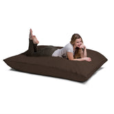 Jaxx 5.5 ft Pillow Saxx Bean Bag Pillow, Chocolate - BagNook