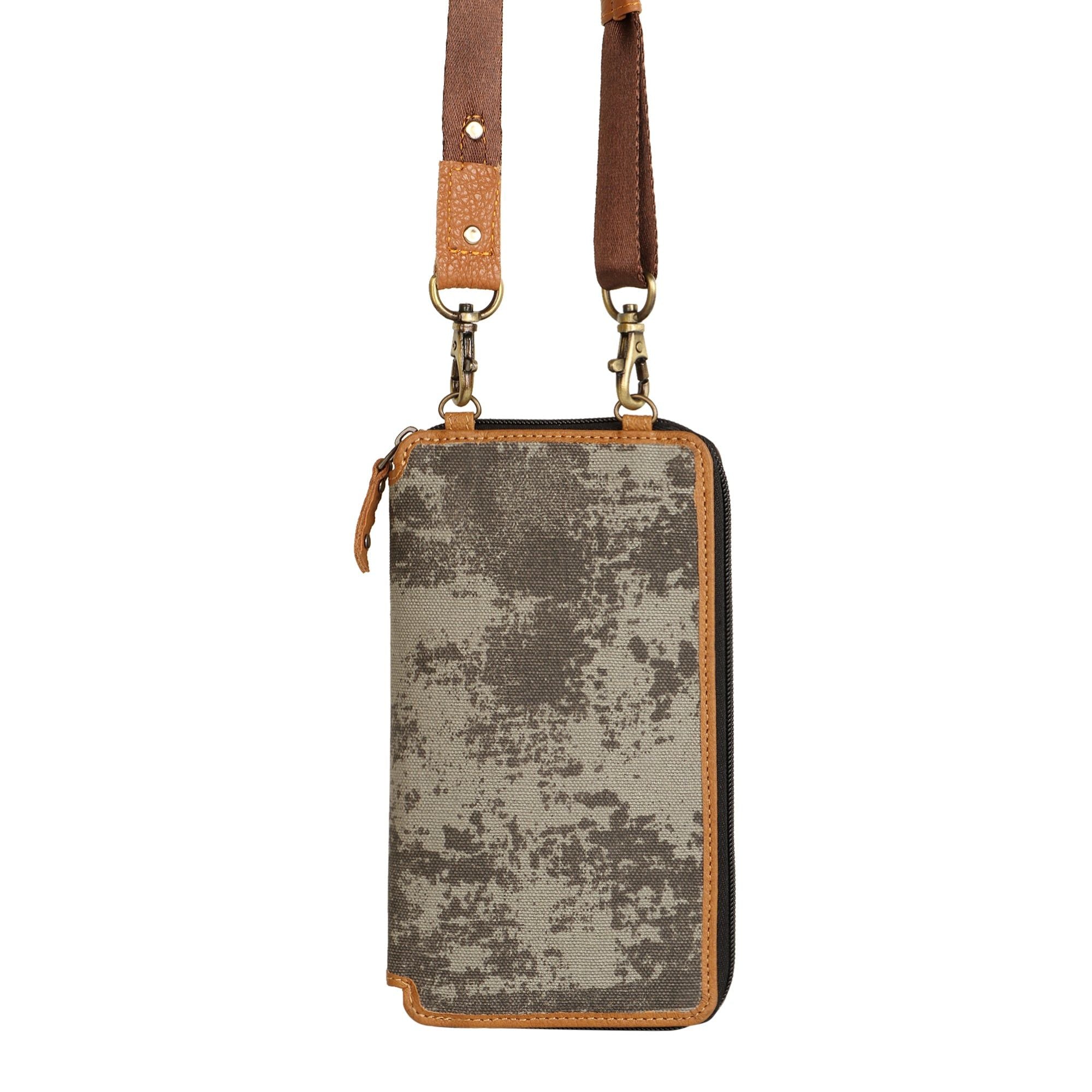 Vaan & Co. | Prism Cellphone Crossbody - Carbon Grey - BagNook