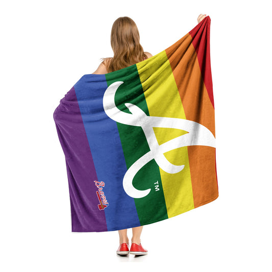 PRIDE SERIES - BRAVES - Silk Touch Throw - BagNook