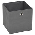Load image into Gallery viewer, Storage Boxes 4pc Non-woven Fabric 12.6"x12.6"x12.6" - Gray - BagNook
