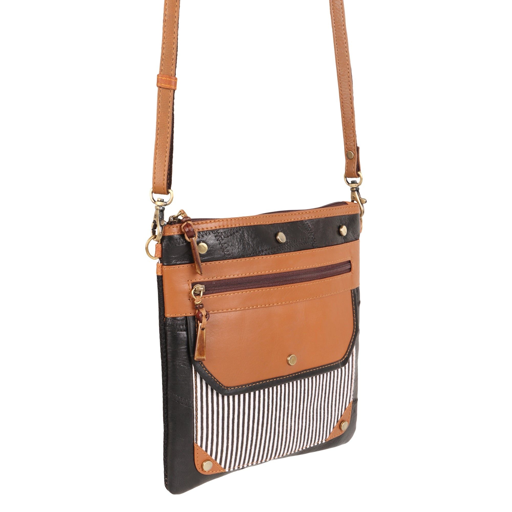 Royce Dawn Crossbody - Upcycled Leather - BagNook