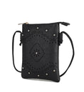 Load image into Gallery viewer, (black)Arlett Crossbody Vegan Leather Bag by Mia K - BagNook
