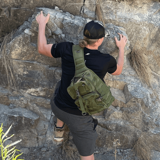 (green)15L MOLLE Medium Sling Bag - BagNook