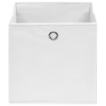 Load image into Gallery viewer, Storage Boxes 10pc Non-woven Fabric 11"x11"x11" - White - BagNook

