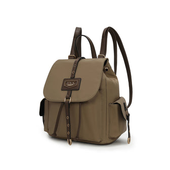 (taupe chocolate)Paula Women Backpack by Mia K - BagNook