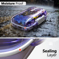Load image into Gallery viewer, Travel Pill Organizer - 7 Compartments - Purple - BagNook
