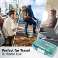Load image into Gallery viewer, Travel Pill Organizer - 7 Compartments - Green - BagNook
