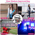 Load image into Gallery viewer, Clear Stadium Approved Crossbody w/Adjustable Strap - BagNook
