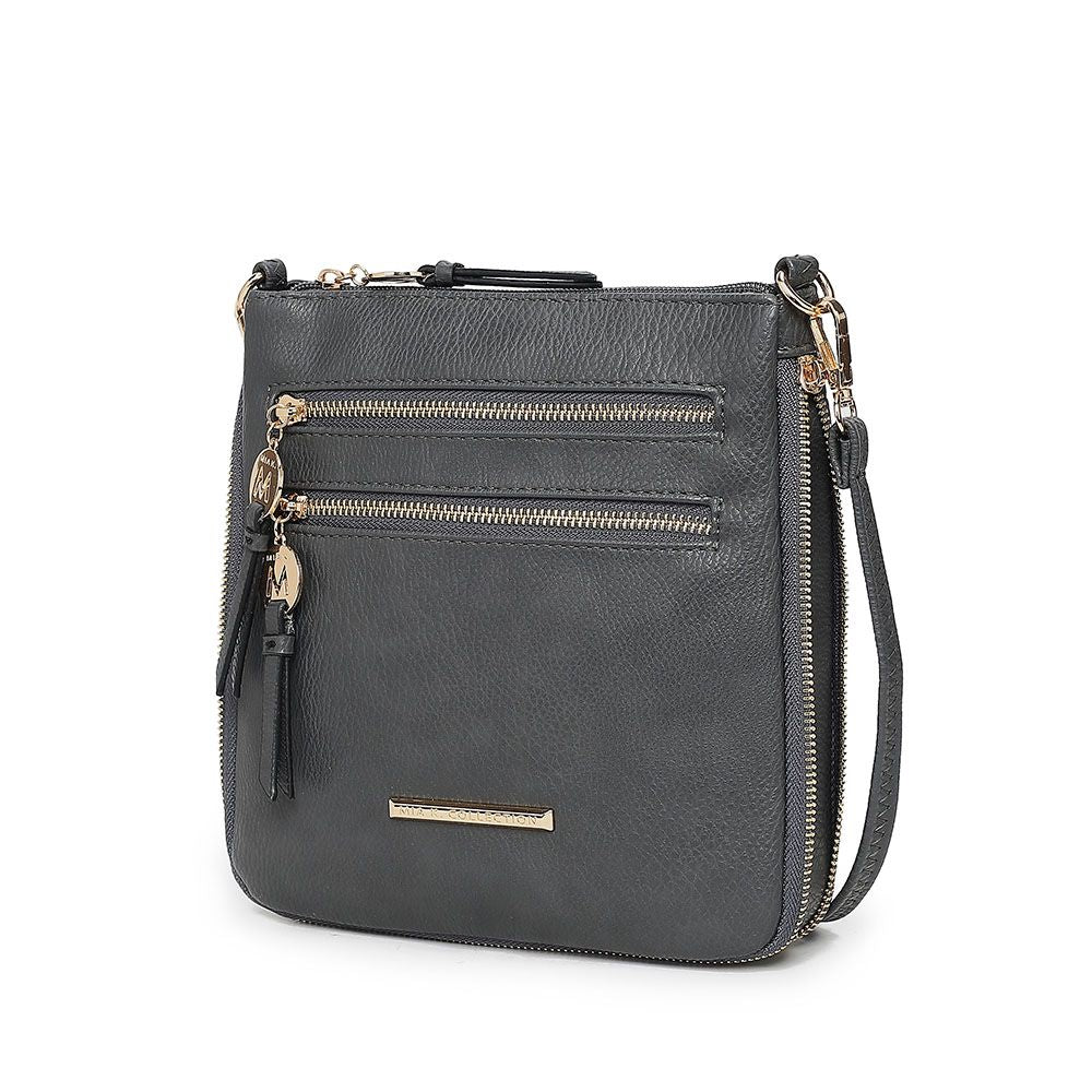 (charcoal)Angelina Crossbody Handbag Purse by Mia K. - BagNook