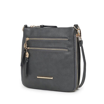 (charcoal)Angelina Crossbody Handbag Purse by Mia K. - BagNook