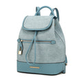 Load image into Gallery viewer, (denim)Porsha Vegan Leather Daypack by Mia K - BagNook
