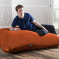 Load image into Gallery viewer, Jaxx 5.5 ft Pillow Saxx Bean Bag Pillow, Mandarin - BagNook
