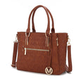 Load image into Gallery viewer, (camel)Cairo M Signature Satchel by Mia k - BagNook
