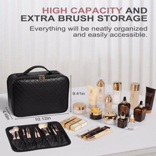 Travel Makeup Storage with Light Up Mirror - BagNook