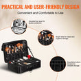Load image into Gallery viewer, Makeup Case - Large Train Case with Handle - BagNook
