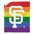 Load image into Gallery viewer, PRIDE SERIES - SF GIANTS - Silk Touch Sherpa Throw Blanket - BagNook
