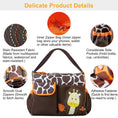 Load image into Gallery viewer, (giraffe_orange)Diaper Bag w/Changing Pad - BagNook

