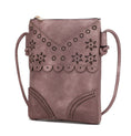 Load image into Gallery viewer, (rose)Amentia Crossbody Vegan Leather Bag by Mia K - BagNook
