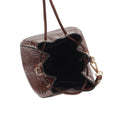 Load image into Gallery viewer, (coffee)Cassidy Crocodile Embossed Women's Shoulder Bag by Mia k - BagNook

