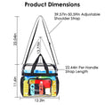 Load image into Gallery viewer, Clear Stadium Approved Shoulder Bag - BagNook
