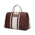 Load image into Gallery viewer, (chocolate)Melissa Women's Vegan Leather Duffel by Mia K - BagNook
