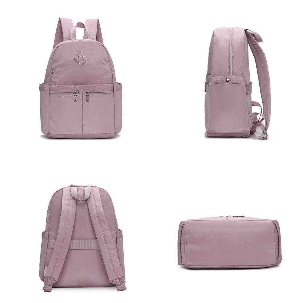 (mauve)Tatum Travel & School Daypack by Mia K - BagNook