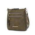 Load image into Gallery viewer, (olive)Angelina Crossbody Handbag Purse by Mia K. - BagNook
