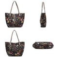 Load image into Gallery viewer, (coffee beige) reversible shopping tote with crossbody pouch- bagNook
