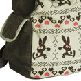 Load image into Gallery viewer, Happy Trip Fabric Art School Daypack - BagNook
