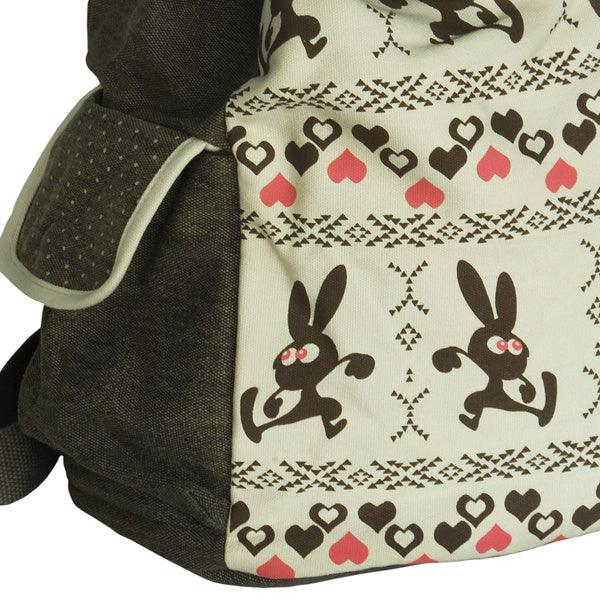 Happy Trip Fabric Art School Daypack - BagNook