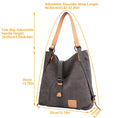 Load image into Gallery viewer, (grey)Canvas Tote / Backpack - BagNook
