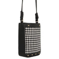 Load image into Gallery viewer, Millie Houndstooth Print Bucket Bag - Upcycled - BagNook
