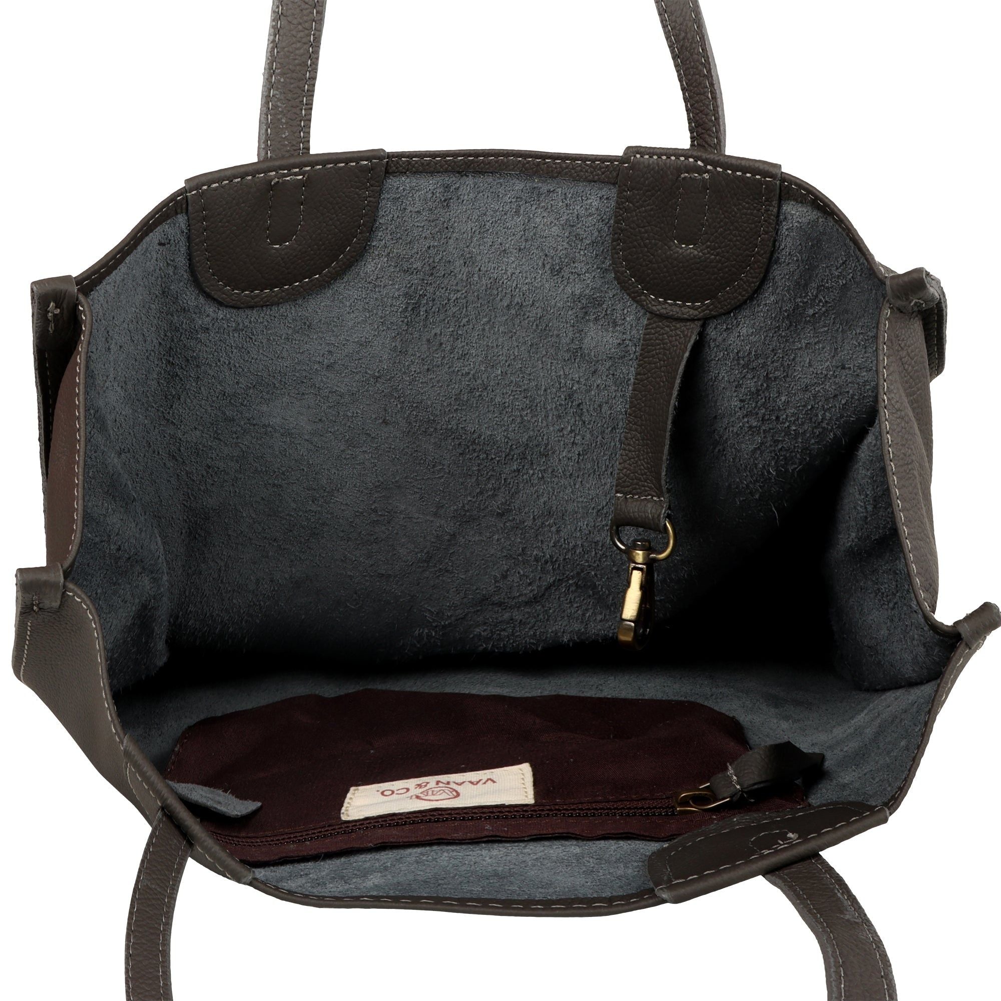 Ash - Sustainable Leather Tote Bag - BagNook