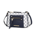 Load image into Gallery viewer, (navy)Essie Circular Print Crossbody Bag by Mia K - BagNook
