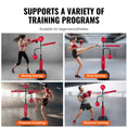 Load image into Gallery viewer, VEVOR Punching Bag with Stand - Height Adjustable, Red - BagNook

