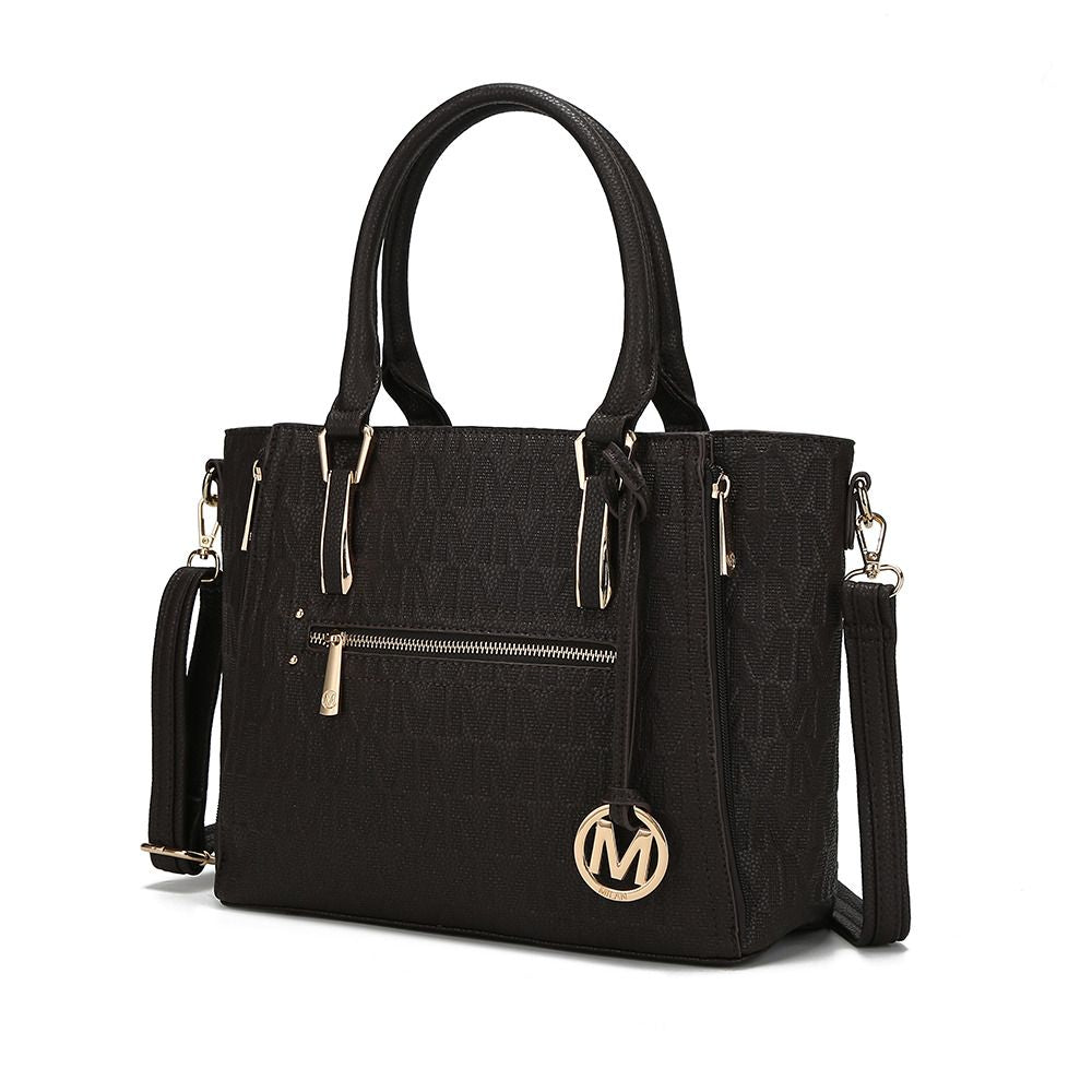 (chocolate)Cairo M Signature Satchel by Mia k - BagNook