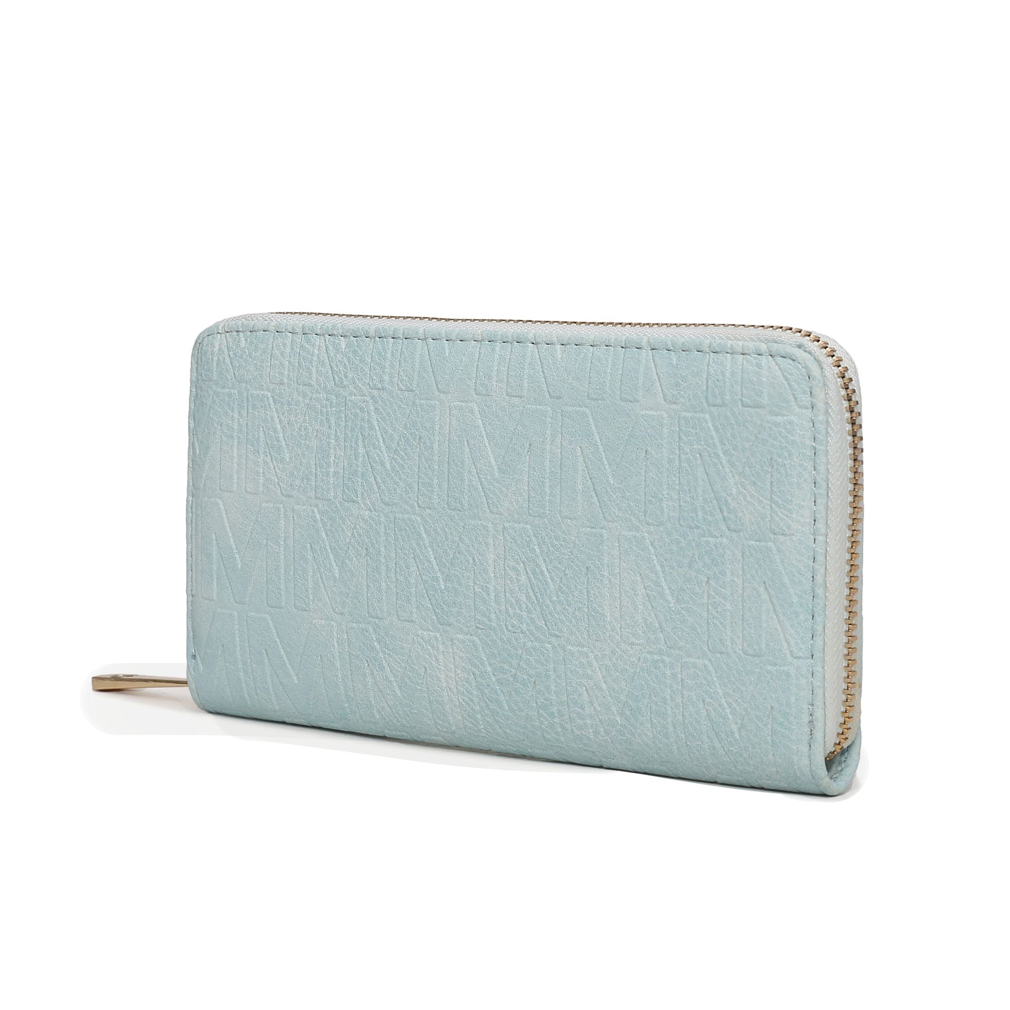 (light blue)Aurora M Signature Wallet Handbag by Mia k - BagNook