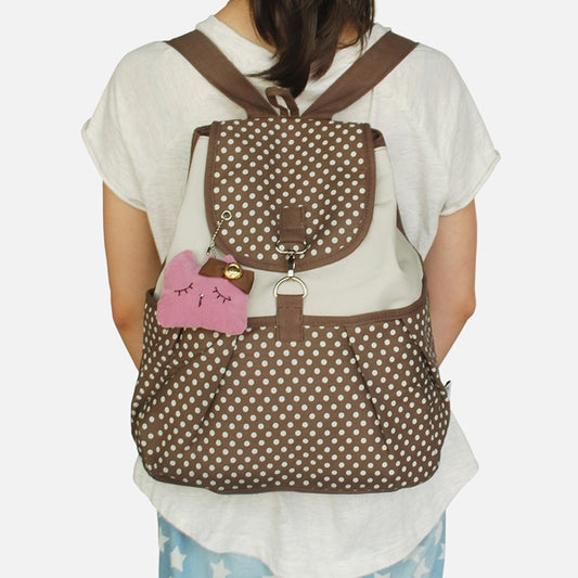 Forest Girl Fabric Art School Daypack - BagNook
