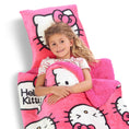 Load image into Gallery viewer, Hello Kitty Pink Pride - Slumber Bag with Sherpa Lining - BagNook
