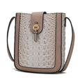 Load image into Gallery viewer, (beige)Molly Crossbody Phone Bag w/Snap Closure by Mia K - BagNook
