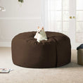 Load image into Gallery viewer, Jaxx Saxx 5 Ft Large Bean Bag, Chocolate - BagNook
