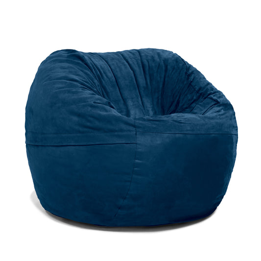 Jaxx Saxx 3 ft Round Bean Bag - Navy - BagNook