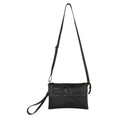 Load image into Gallery viewer, Mel Black Leather Convertible Crossbody - BagNook
