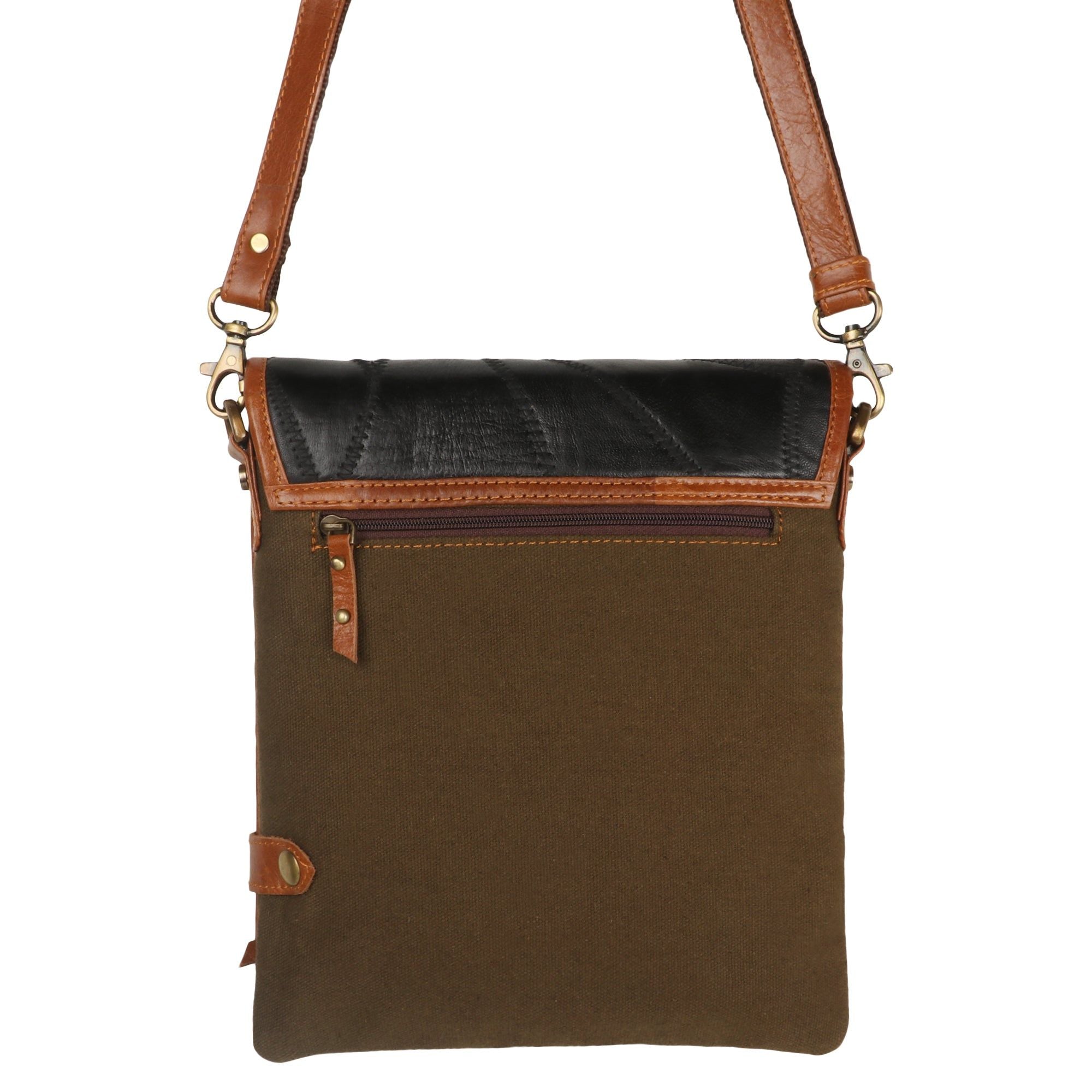 Nolan Crossbody Bag - Upcycled Leather - BagNook